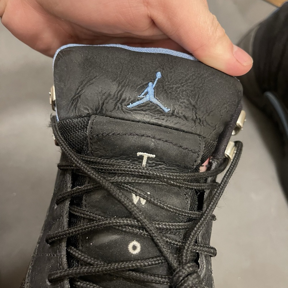 Nike Air Jordan 12 Retro Nubuck 2009 Size 8 Authentic Vintage UNC OG AJ NO‎ BOX - Picture 9 of 13